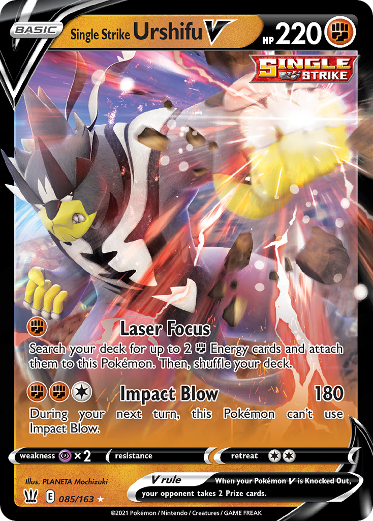 Single Strike Urshifu V [SWSH05: Battle Styles] - Deck Out Gaming