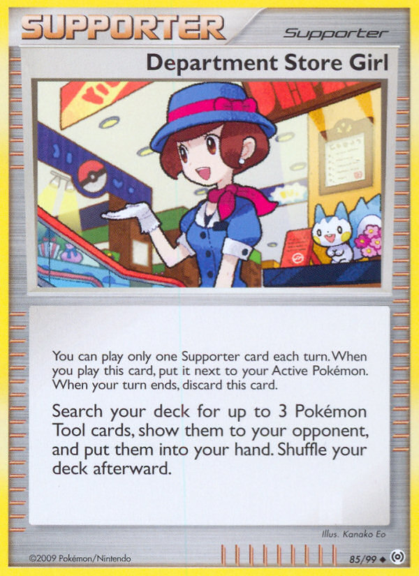 Department Store Girl (85) [Arceus] Reverse Holofoil - Deck Out Gaming