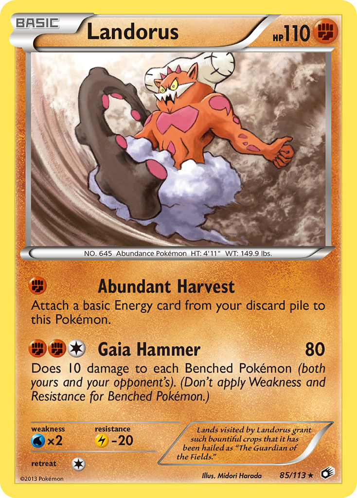 Landorus (85) [Legendary Treasures] Reverse Holofoil - Deck Out Gaming