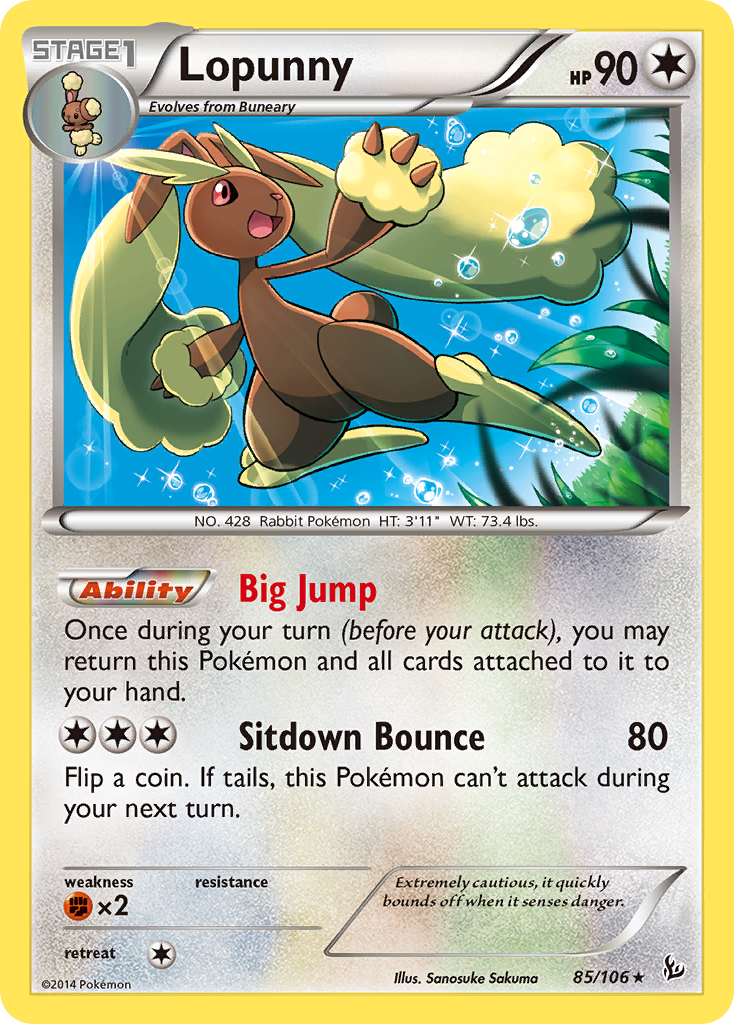 Lopunny (85) [XY - Flashfire] - Deck Out Gaming