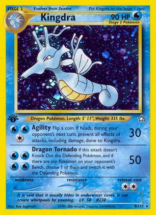 Kingdra (8) [Neo Genesis] Unlimited Holofoil - Deck Out Gaming