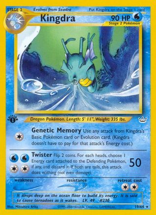 Kingdra (19) [Neo Revelation] Unlimited - Deck Out Gaming