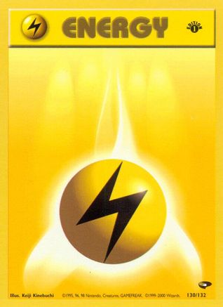 Lightning Energy (130) [Gym Challenge] 1st Edition - Deck Out Gaming