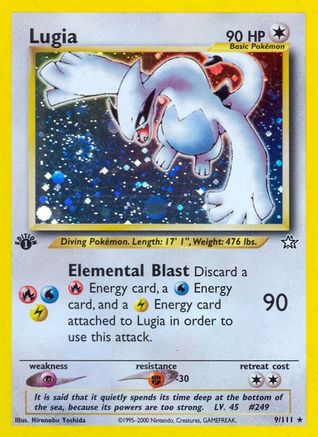 Lugia (9) [Neo Genesis] Unlimited Holofoil - Deck Out Gaming