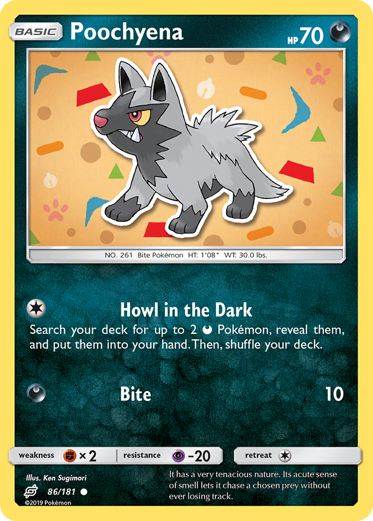 Poochyena (86/181) [Sun & Moon: Team Up] Reverse Holofoil - Deck Out Gaming