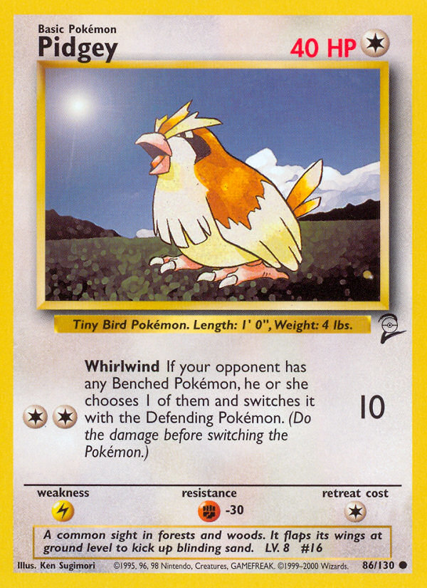 Pidgey (86) [Base Set 2] - Deck Out Gaming