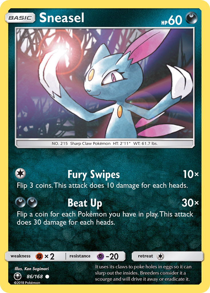 Sneasel (86) [SM - Celestial Storm] Reverse Holofoil - Deck Out Gaming