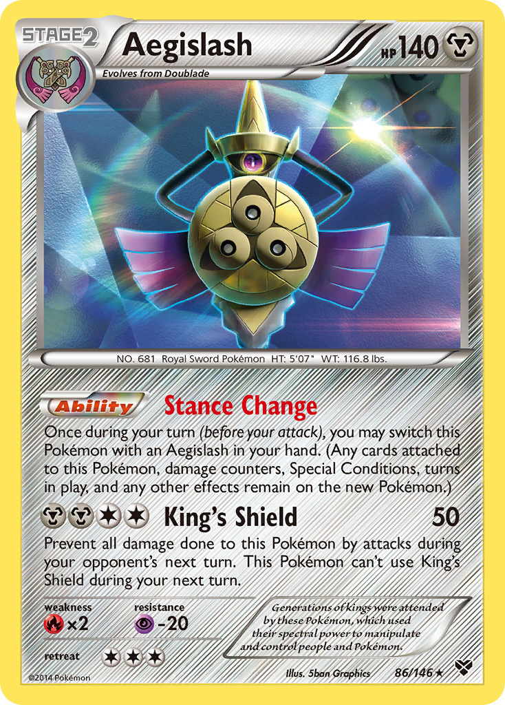 Aegislash (86) [XY Base Set] - Deck Out Gaming