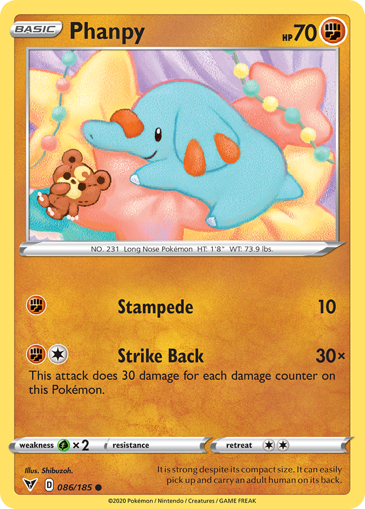 Phanpy [SWSH04: Vivid Voltage] Reverse Holofoil - Deck Out Gaming
