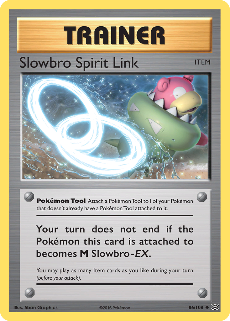 Slowbro Spirit Link (86) [XY - Evolutions] - Deck Out Gaming