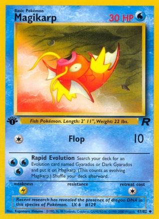 Magikarp (47) [Team Rocket] 1st Edition