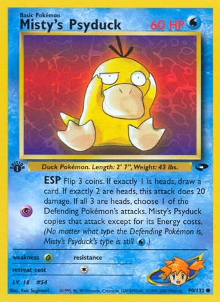 Misty's Psyduck (90) [Gym Challenge] 1st Edition