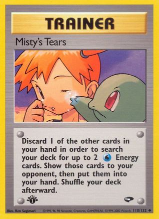 Misty's Tears (118) [Gym Challenge] 1st Edition - Deck Out Gaming