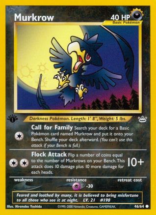 Murkrow (46) [Neo Revelation] 1st Edition - Deck Out Gaming