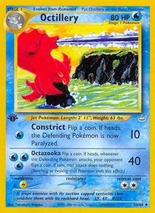 Octillery (34) [Neo Revelation] 1st Edition - Deck Out Gaming