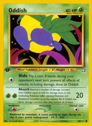 Oddish (68) [Neo Genesis] Unlimited - Deck Out Gaming