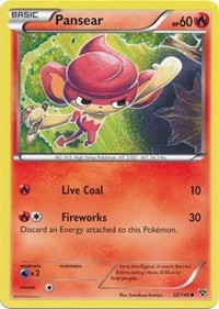 Pansear (22) [XY Base Set] - Deck Out Gaming