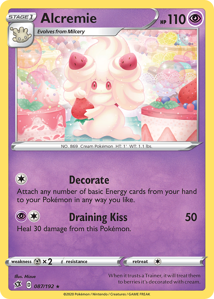 Alcremie (87/192) [SWSH02: Rebel Clash] Reverse Holofoil - Deck Out Gaming