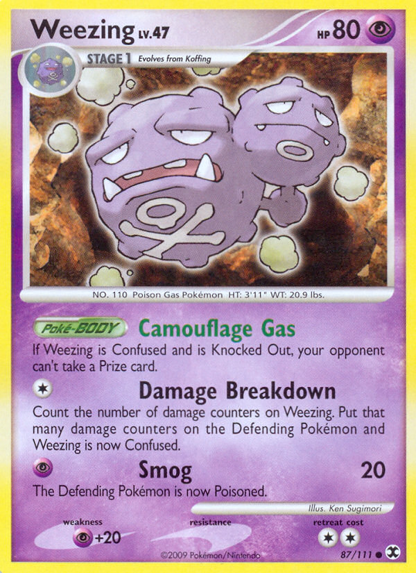 Weezing (87) [Rising Rivals] Reverse Holofoil - Deck Out Gaming