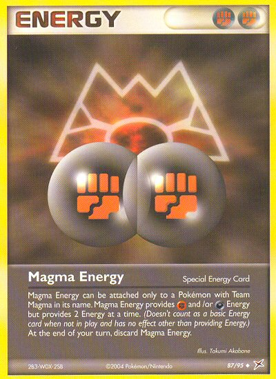 Magma Energy (87) [Team Magma vs Team Aqua] Reverse Holofoil - Deck Out Gaming