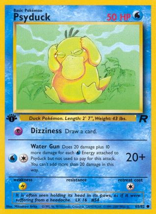 Psyduck (65) [Team Rocket] 1st Edition