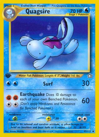 Quagsire (45) [Neo Genesis] Unlimited - Deck Out Gaming