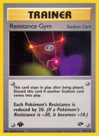 Resistance Gym (109) [Gym Challenge] 1st Edition - Deck Out Gaming