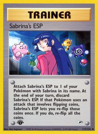 Sabrina's ESP (117) [Gym Heroes] 1st Edition - Deck Out Gaming