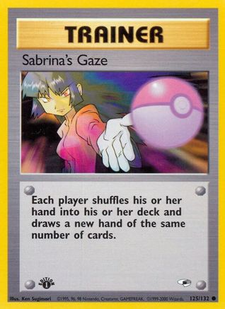 Sabrina's Gaze (125) [Gym Heroes] 1st Edition - Deck Out Gaming