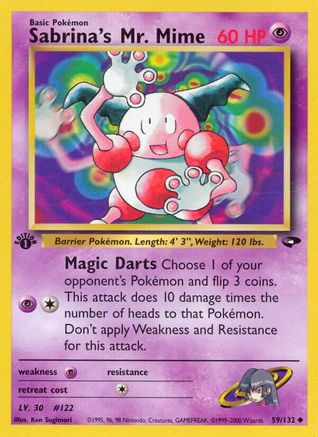 Sabrina's Mr. Mime (59) [Gym Challenge] 1st Edition - Deck Out Gaming