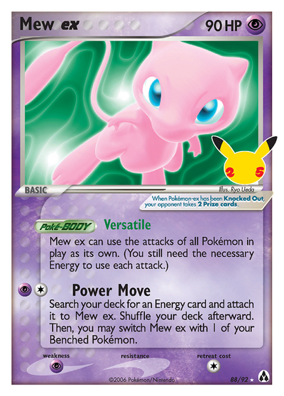 Mew ex (88/92) [Celebrations: 25th Anniversary - Classic Collection]