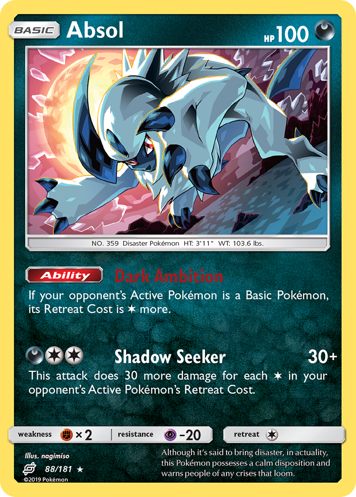 Absol (88/181) [Sun & Moon: Team Up] - Deck Out Gaming