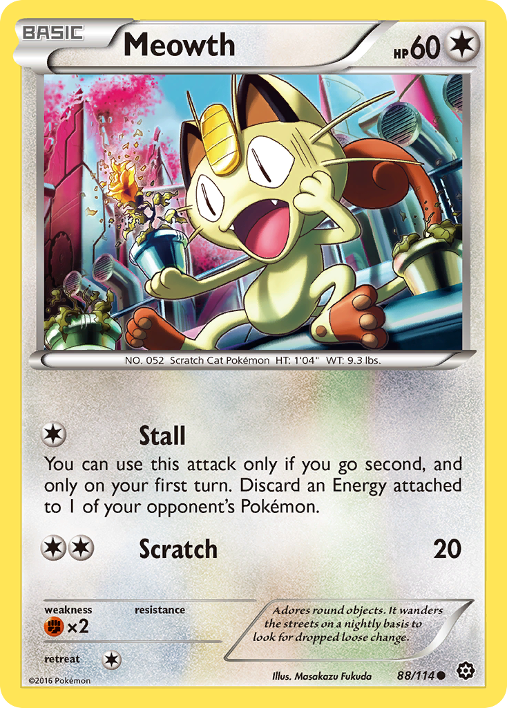 Meowth (88/114) [XY: Steam Siege] - Deck Out Gaming