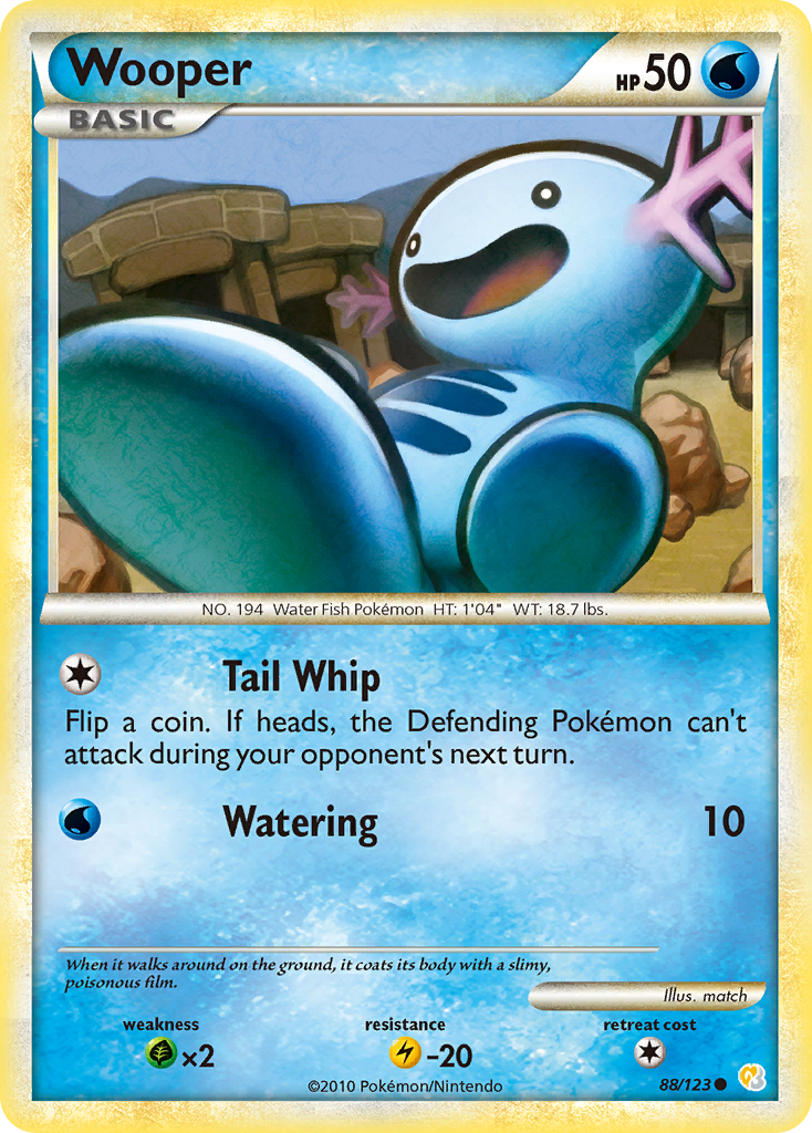 Wooper (88) [HeartGold SoulSilver] - Deck Out Gaming