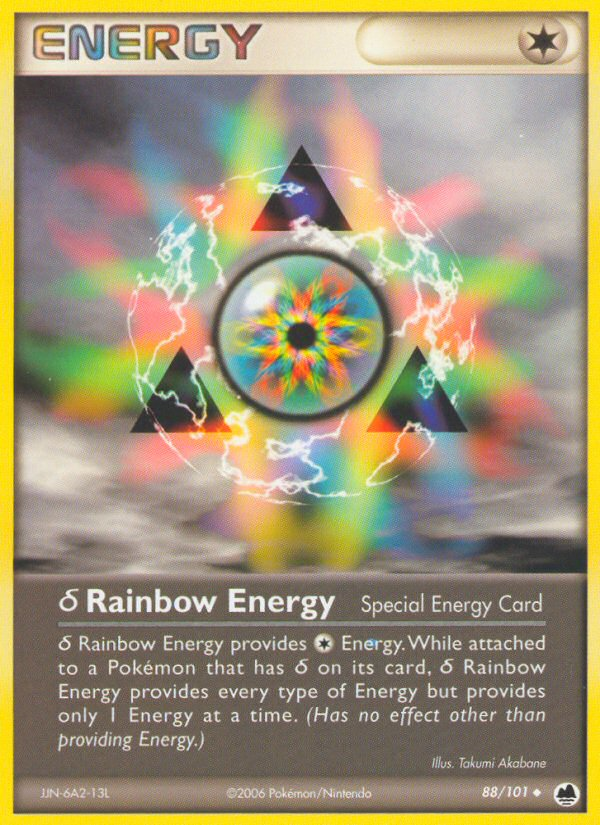 Rainbow Energy (88/101)(Delta Species) (Stamped) [EX: Dragon Frontiers]