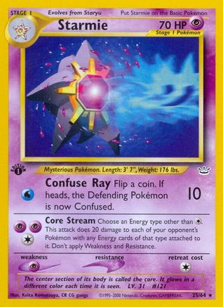 Starmie (25) [Neo Revelation] 1st Edition - Deck Out Gaming