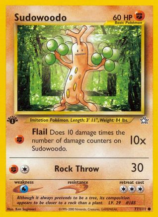 Sudowoodo (77) [Neo Genesis] Unlimited - Deck Out Gaming