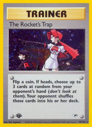 The Rocket's Trap (19) [Gym Heroes] 1st Edition Holofoil - Deck Out Gaming