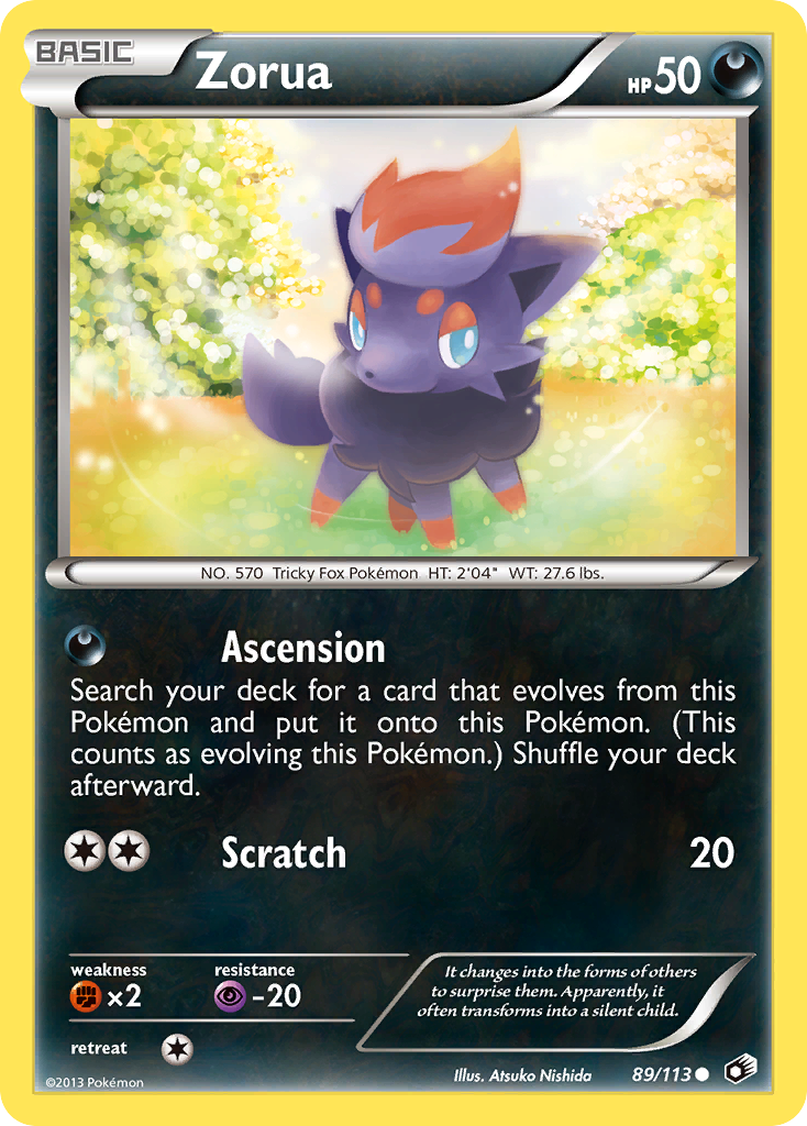 Zorua (89) [Legendary Treasures] Reverse Holofoil - Deck Out Gaming