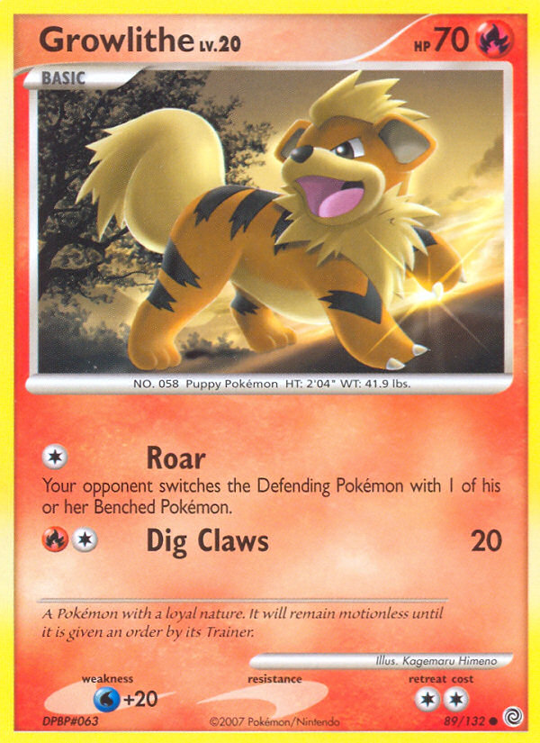 Growlithe (89) [Secret Wonders] Reverse Holofoil - Deck Out Gaming