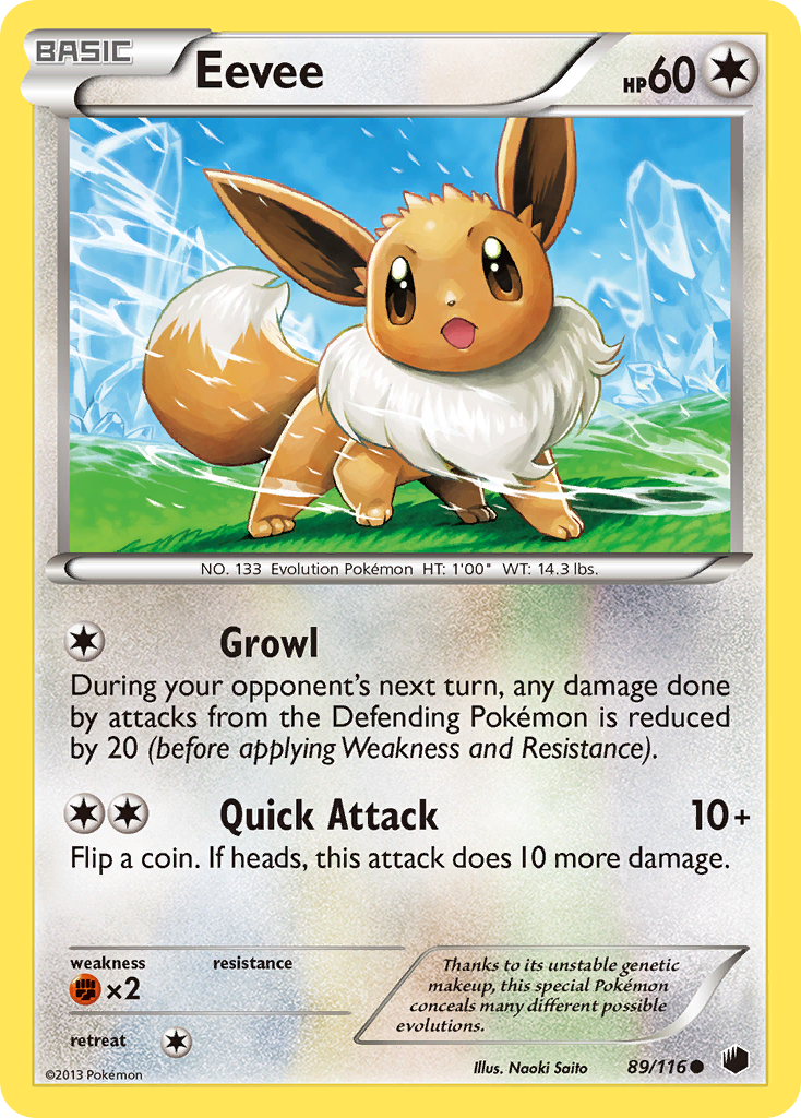 Eevee (89) [Plasma Freeze] Reverse Holofoil - Deck Out Gaming