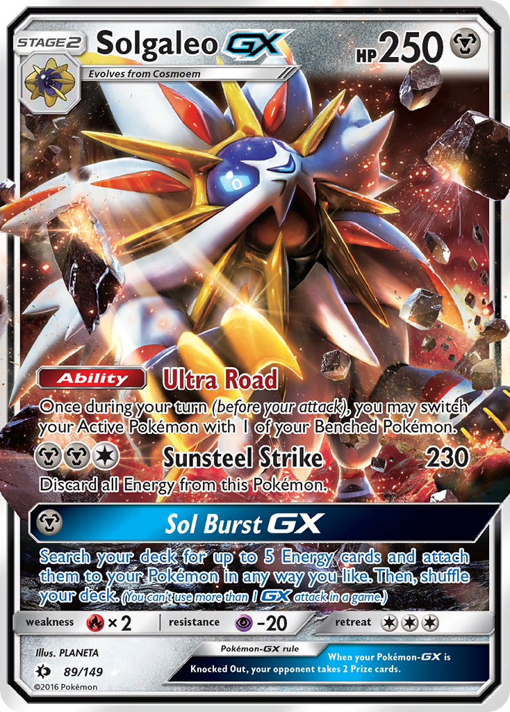 Solgaleo GX (89) [SM Base Set] - Deck Out Gaming