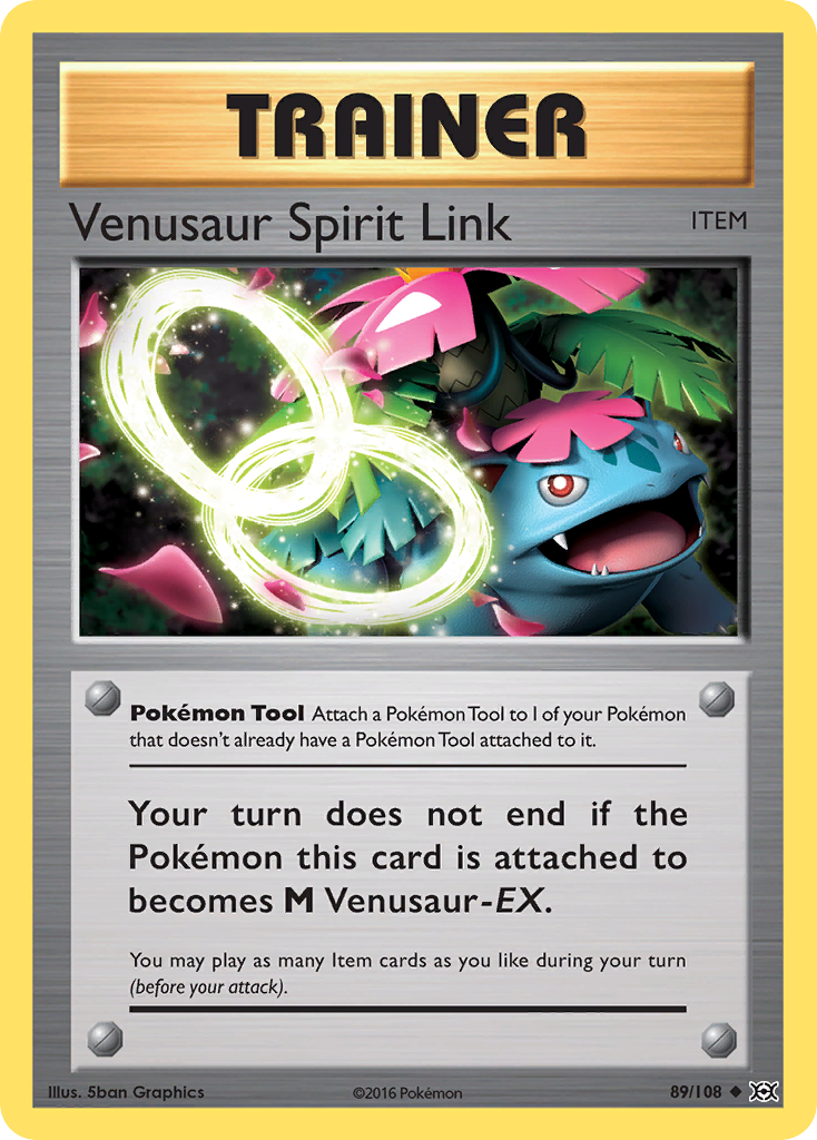 Venusaur Spirit Link (89) [XY - Evolutions] - Deck Out Gaming