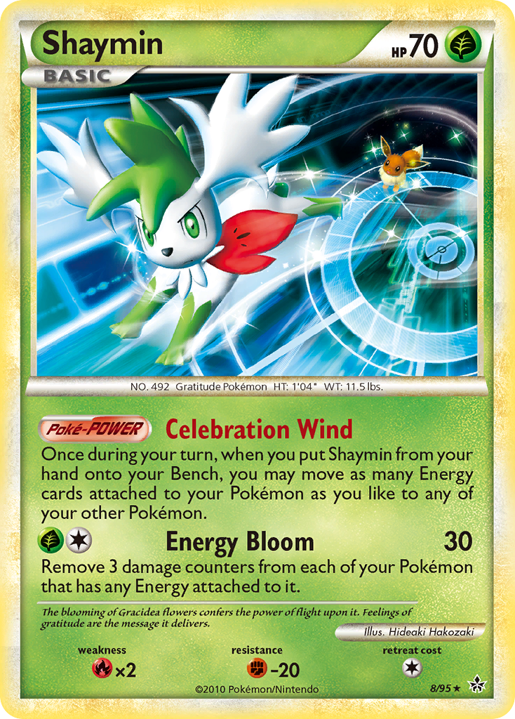 Shaymin (8) [Unleashed] Reverse Holofoil - Deck Out Gaming