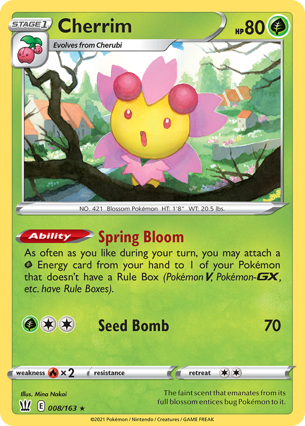 Cherrim [SWSH05: Battle Styles] Reverse Holofoil - Deck Out Gaming