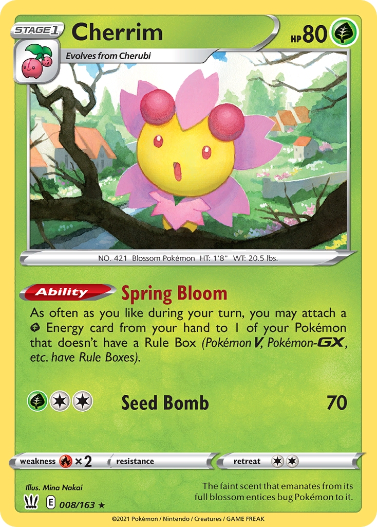 Cherrim [SWSH05: Battle Styles] Reverse Holofoil - Deck Out Gaming