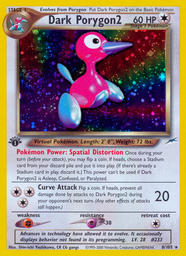 Dark Porygon2 (8/105) [Neo Destiny 1st Edition] - Deck Out Gaming