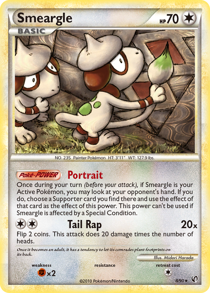 Smeargle (8) [Undaunted] - Deck Out Gaming