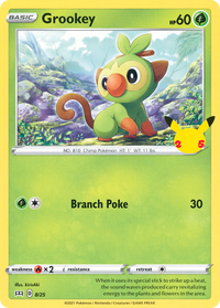 Grookey [McDonald's 25th Anniversary Promos] Holofoil - Deck Out Gaming