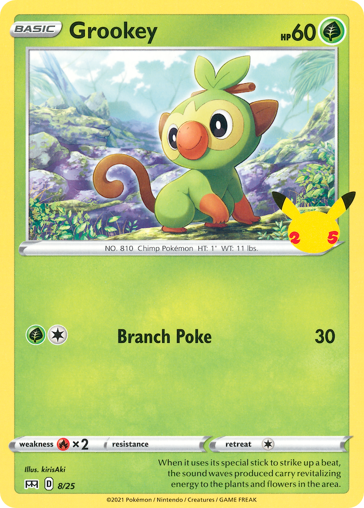 Grookey [McDonald's 25th Anniversary Promos] Holofoil - Deck Out Gaming